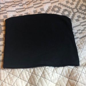 Black brandy Melville strapless crop top